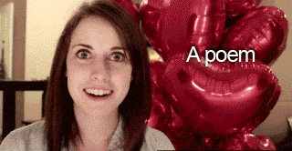 funny-gif-overly-attached-girlfriend-valentines-day - Lillian Vernon Blog