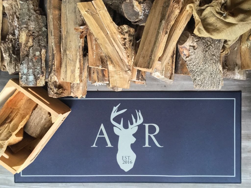 monogram mat