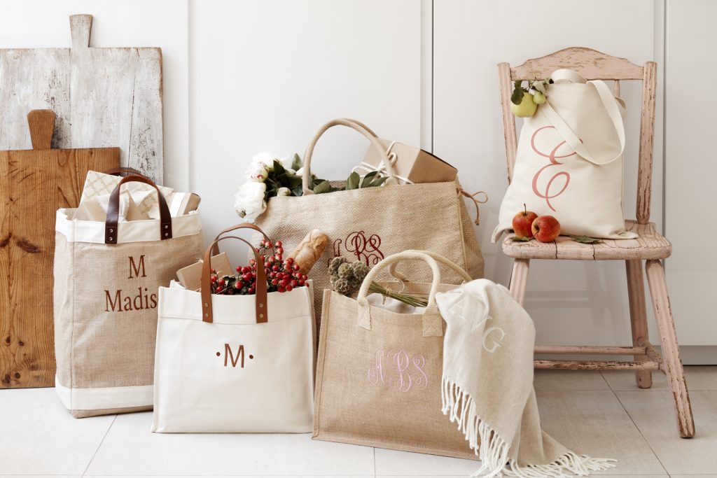 jute totes and market bags