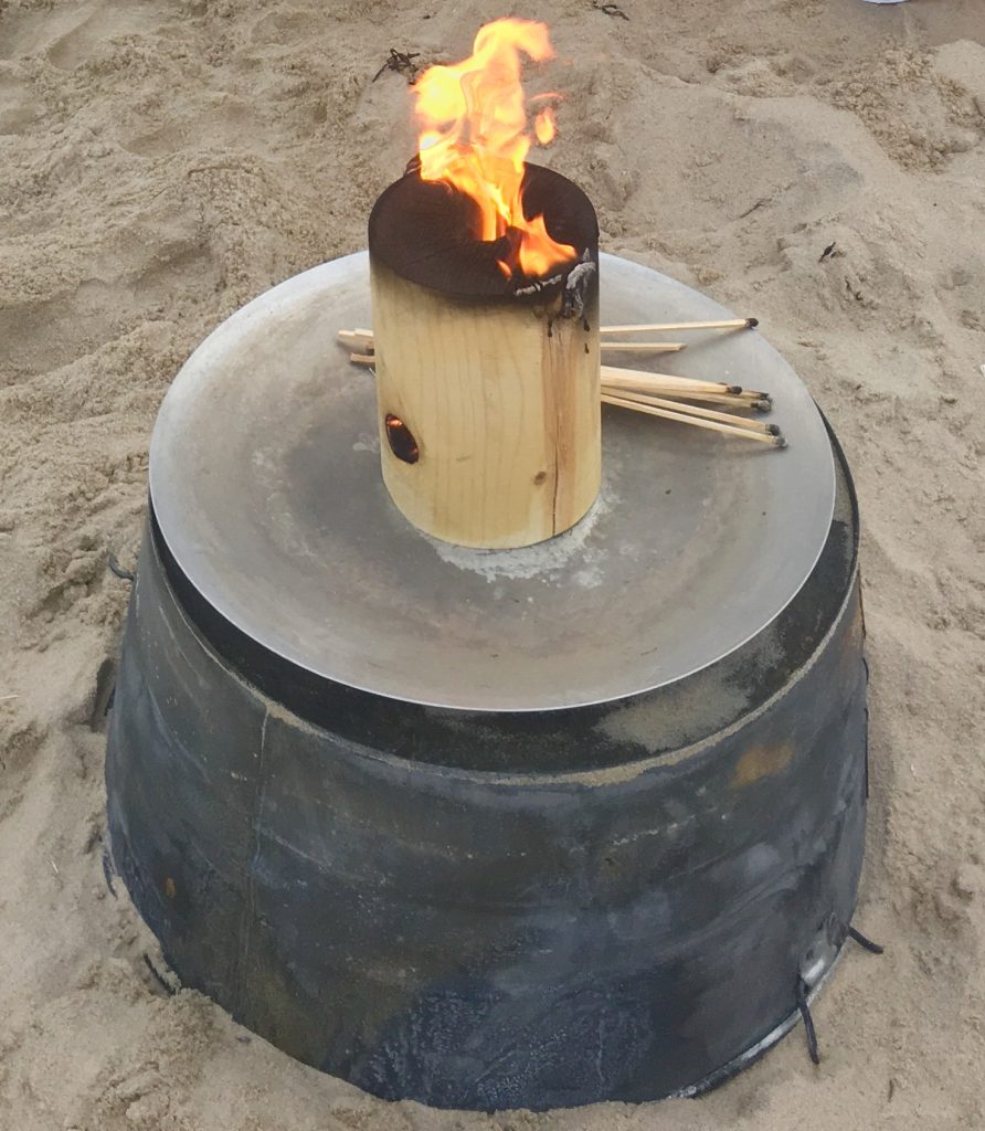 one-log-fire