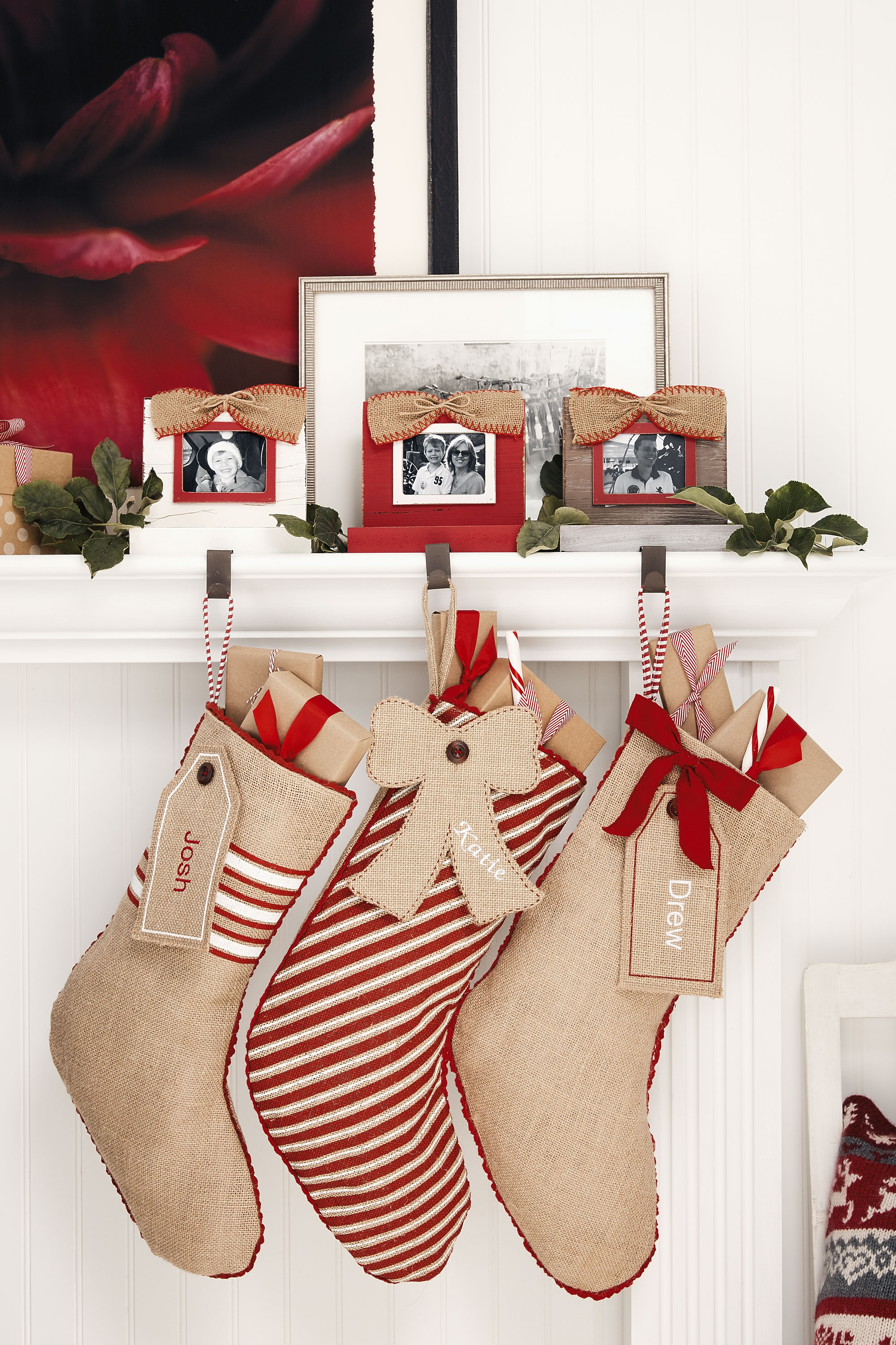 Mud Pie Holiday Collection Deer Stocking Holder